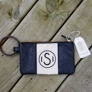 Monogrammed Mudpie clutch